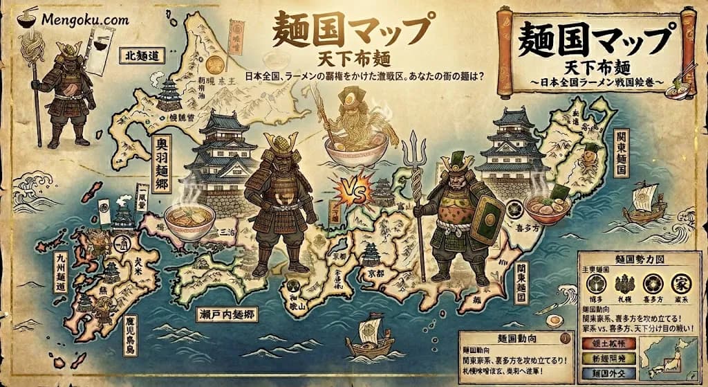麺国マップ — 日本全国ラーメン勢力図
